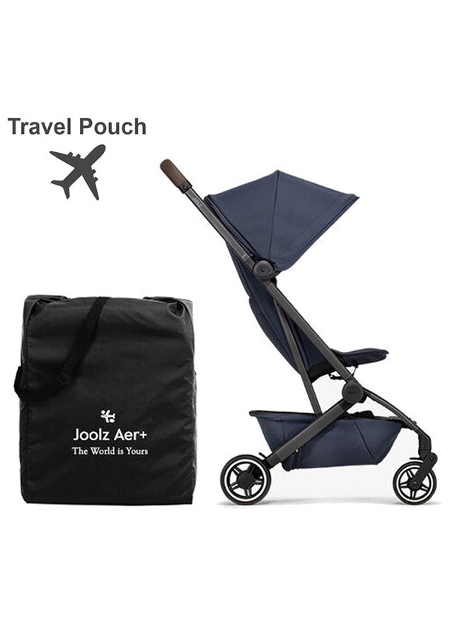 JOOLZ AER+ Lightweight & Compact Travel Stroller - Portable One-Hand Fold Design - Ergonomic Seat for Infant & Toddler (up to 22 KG) - XXL Sun Hood - Stroller for Airplane - Travel Pouch - Sandy Taupe  - Image 3