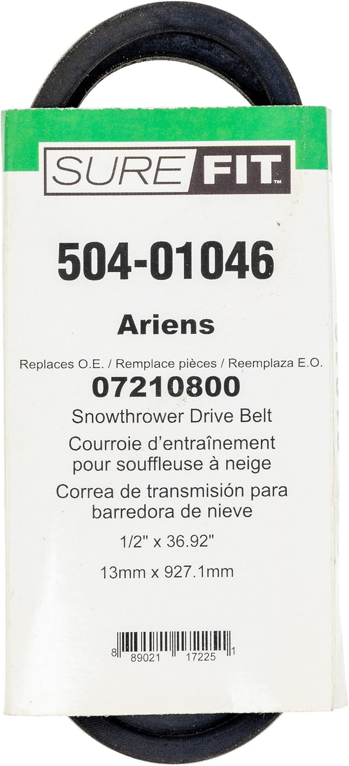 Surefit SureFit Snow Blower Drive Belt Replacement for Ariens Gravely 07210800 ST832 ST824 ST724 ST524 ST1032 Snow Throwers  - Image 1