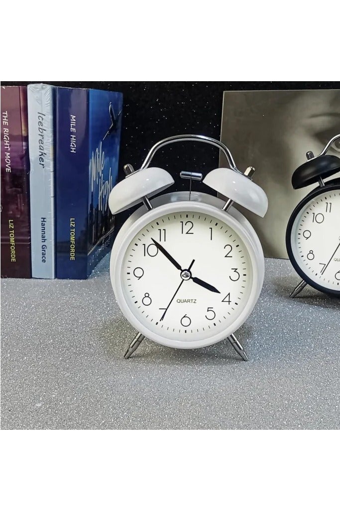 "منبّه كلاسيكي بجرس مزدوج – تصميم أنيق بصوت جرس مرتفع لإيقاظ فوري" - Image 3