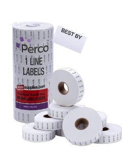 Perco Best By 1 Line Labels 1 Sleeve 8000 Best By Labels For Perco 1 Line Date Guns