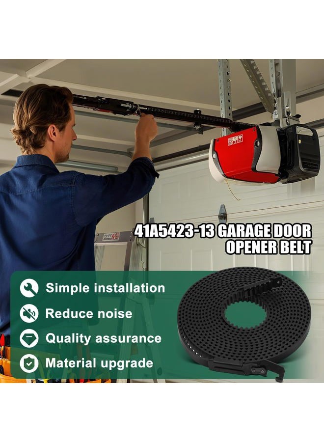 folosem 41A5434-13 Garage Door Opener Belt Drive,Pulley System for Garage Compatible with Chamberlain, liftmaster, sentex, whisperdoor 8ft Height Garage Door,Belt Drive Garage Door Opener - Image 5