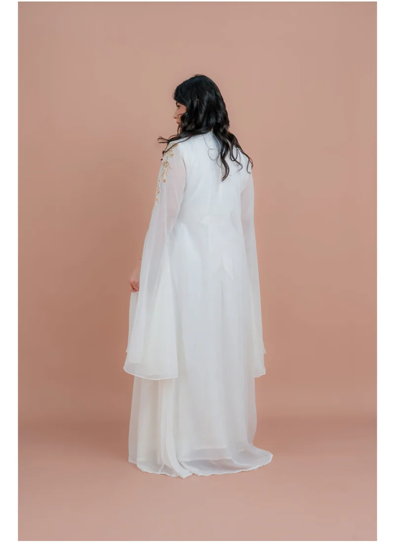 IKKXA Belted Elegant 2-Piece Kaftan