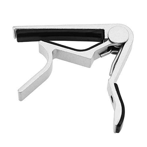 Mustang One Handed Trigger Guitar Metal Capo Quick Change For Electric And Acoustic Guitars (Silver) - Image 5