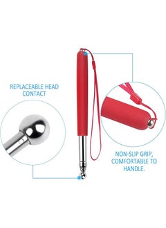 erorex 2 Pack Teacher Pointer Stick: Telescopic Retractable Stick With Lanyard For Classroom And Office Use  - Image 3