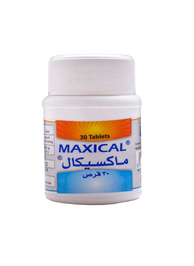 MAXICAL - Maxical Calcium 30 Tablets - Image 1