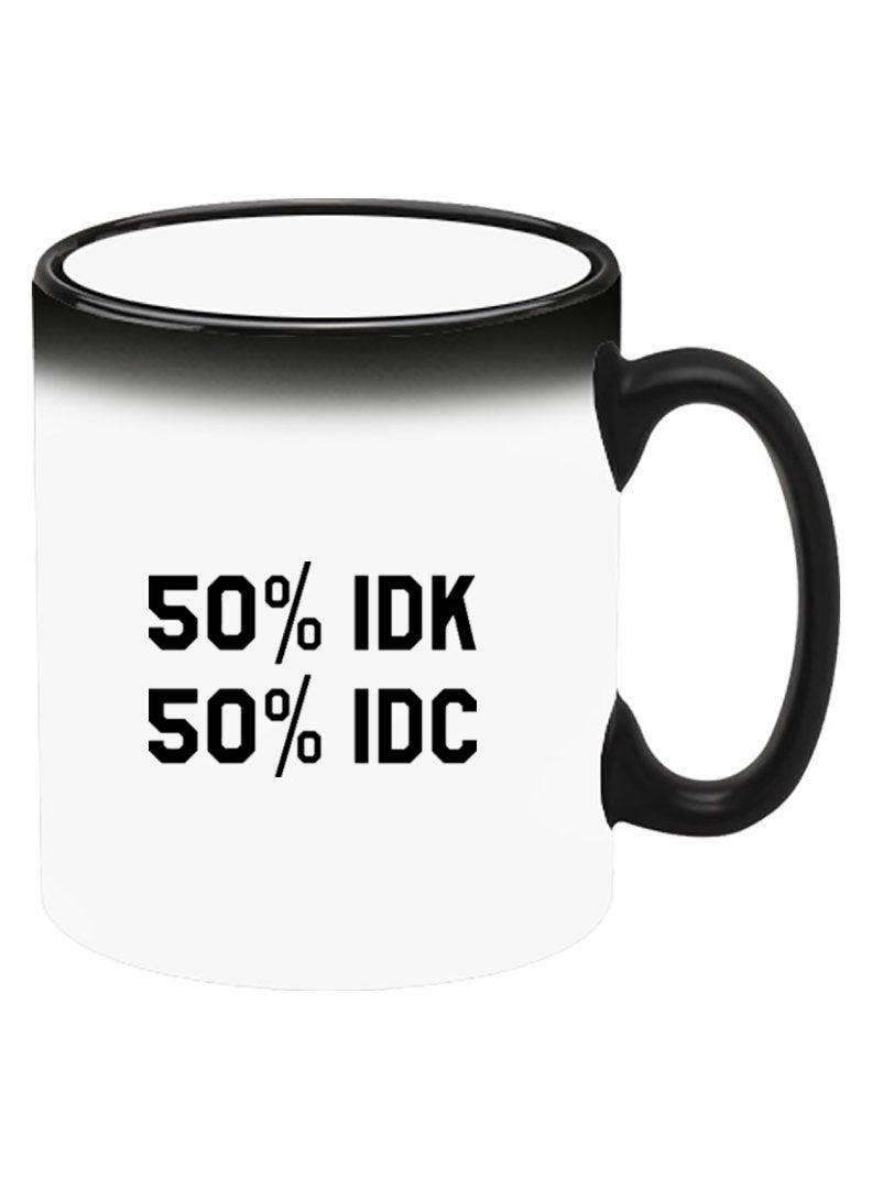 Theodor Color Changing Heat Sensitive Ceramic Mug, Image Revealed When HOT Liquid is Added! IDK IDC - Image 2