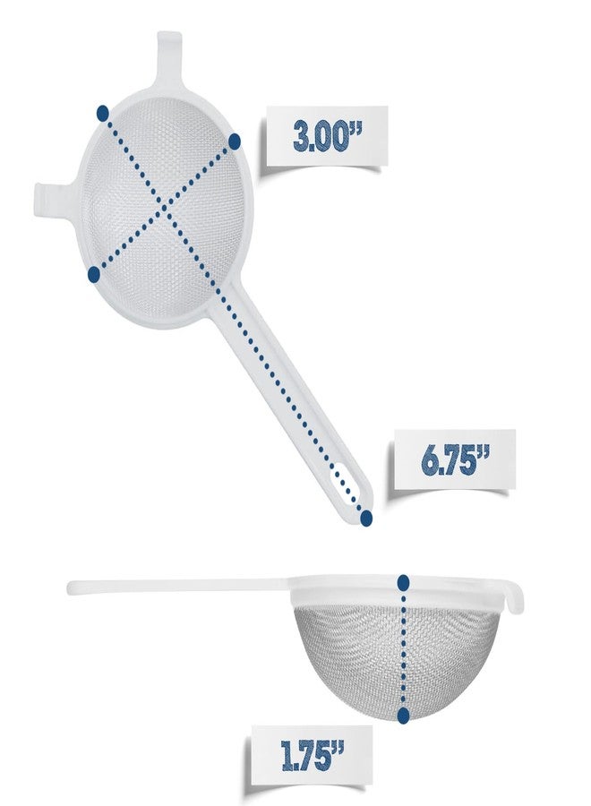 Fermentaholics Nylon Mesh Strainer 2 Pack - Strain Your Wide Mouth Mason Jar Batches - Less Mess, Less Waste - Strain Your Water Kefir Grains - Homebrewing And Kitchen Essential - 2 Strainers - 3" - Image 3
