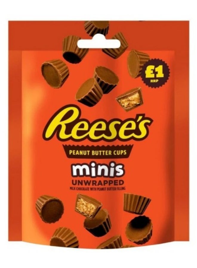 Reese's Peanut Butter Cup Mini Pouch Bag 68g  ‏ - Image 1