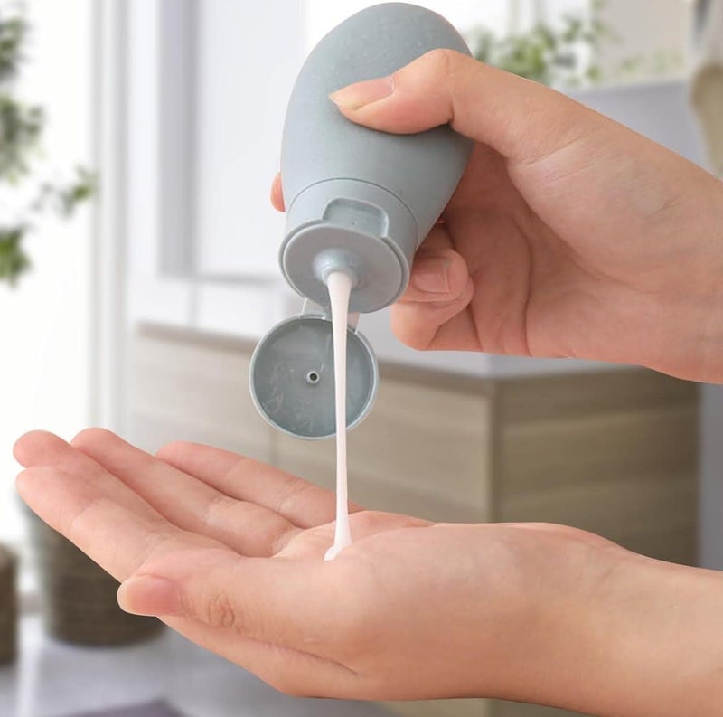 FALMAGU Travel Refillable Bottle Small Mini Empty Plastic Squeeze Bottles For Cream Conditioner Body Wash Cosmetic Toiletries Leak ProofTravel Pocket for Cosmetic Shampoo bottles MULTICOLOR - Image 3