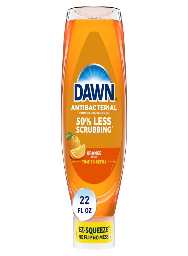 Dawn Ultra Antibacterial EZ-Squeeze Hand Soap, Orange, 22 Fl Oz - Image 1