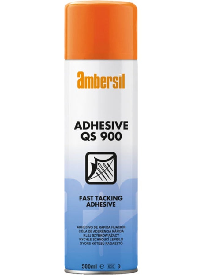 امبيرسيل AMBERSIL QS 900 – Quick Stick Spray Adhesive 500ML لاصق بخاخ سريع الالتصاق وقوي التماسك متعدد الاستخدامات - Image 1