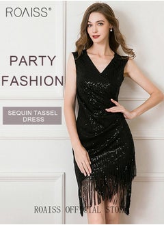 V neck-Black