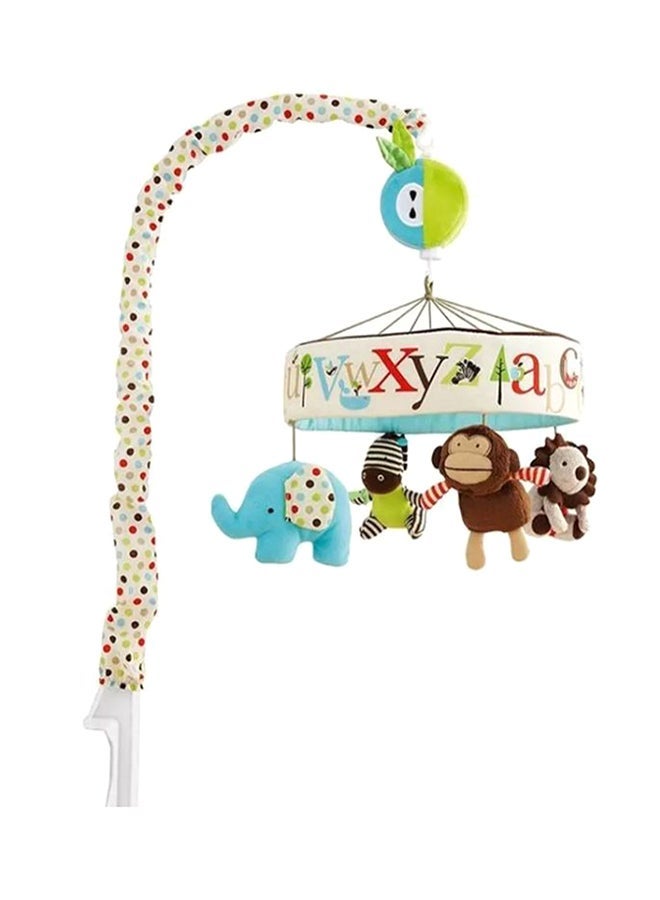 NIBEMINENT Musical Crib Alphabet Zoo Toy