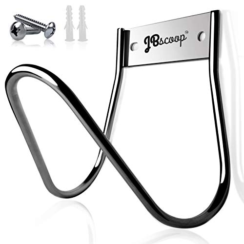 JBscoop Garden Hose Holder Stainless Steel Small Wall Mount Garden Hose Hook, Ideal for Water, Air, Hydraulic Hose, Ropes, Extension Cords Heavy Duty & Rust Proof, Size:6.3x7x6.3 Set of 1 - Image 1