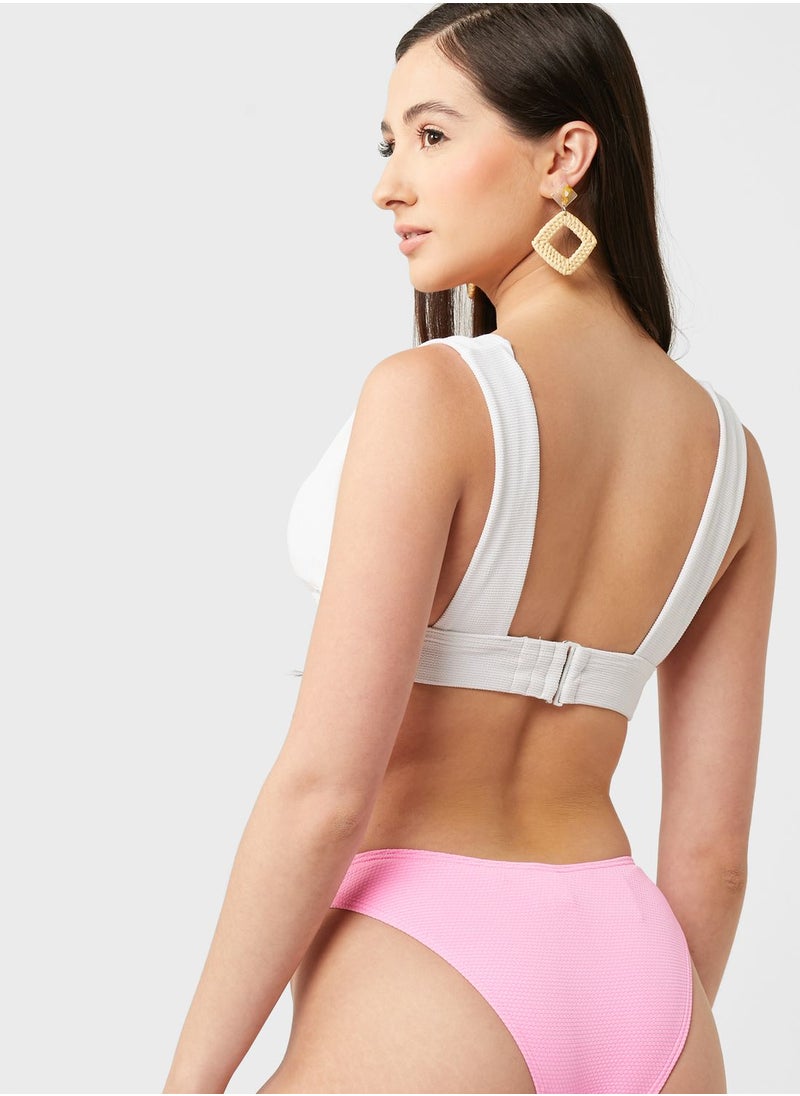 NEW LOOK Monowire Textured Bikini Bottom  - Image 4