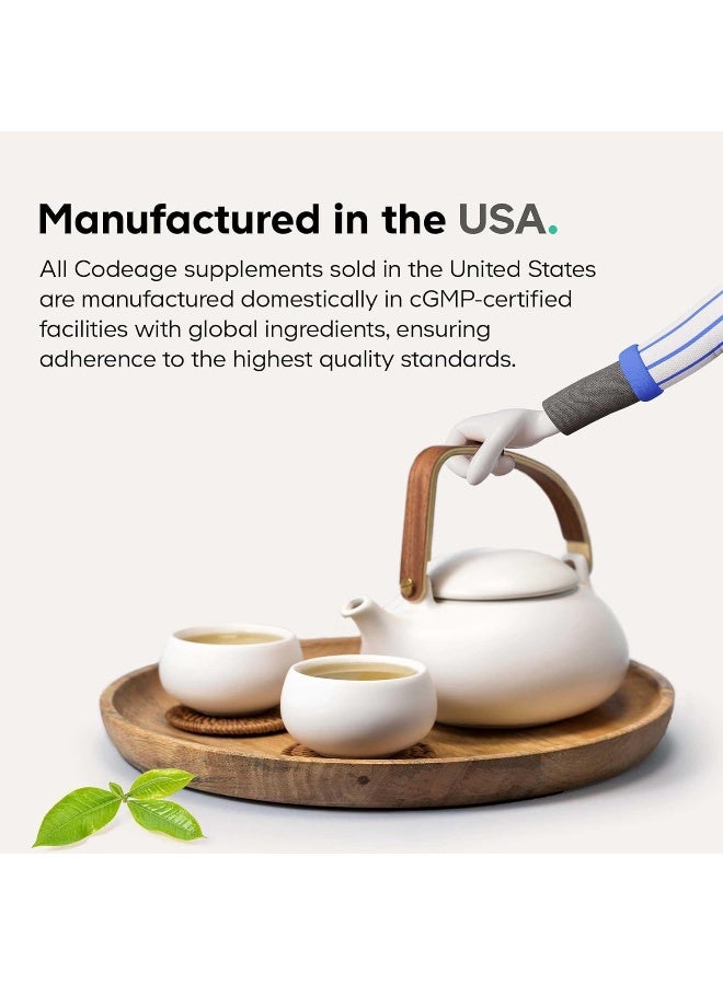 Codeage مكمل الفيتامينات المتعددة اليومي للرجال، 25+ فيتامينات ومعادن للبالغين، فيتامينات عضوية من الأطعمة الكاملة للرجال، فيتامين أ، فيتامينات ب، فيتامين ج، د، هـ، ك، بروبيوتيك، زنك، أوميغا-3، 120 كبسولة - Image 4