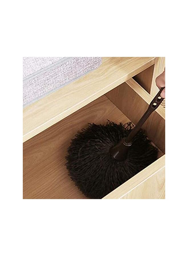 erorex 2-piece long handle feather duster with keyboard brush, portable cleaner brush cleaner duster, suitable for dust in keyboard, computer, laptop, desk and household crevice - Image 3