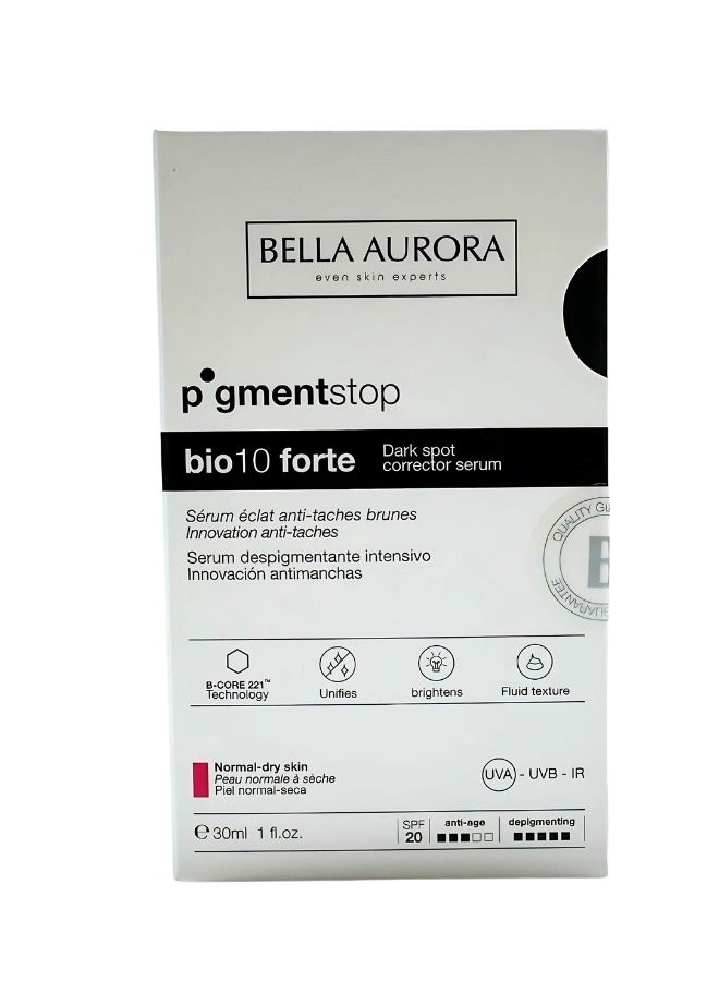 BELLA AURORA Bella Bio-10 Forte Normal Dry Skin Serum 30Ml