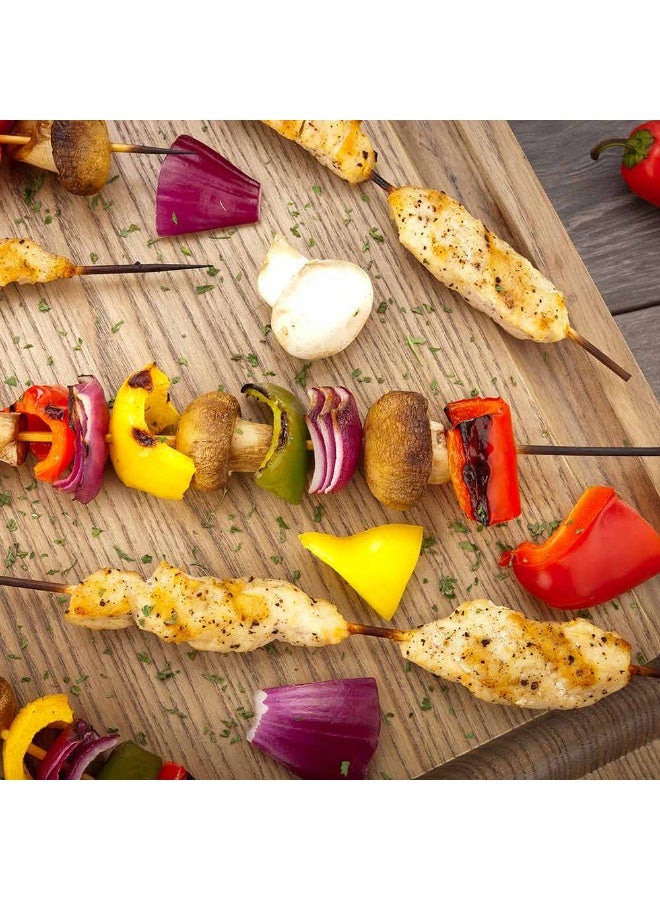 Restaurantware Robata Sturdy 12 Inch Grilling Skewers, 1000 Disposable Wooden Appetizer Sticks - Sturdy, does not Break, Bamboo Kabob Skewers, Sharp Tips, For Barbecue, Parties, Cocktails And More - Image 3