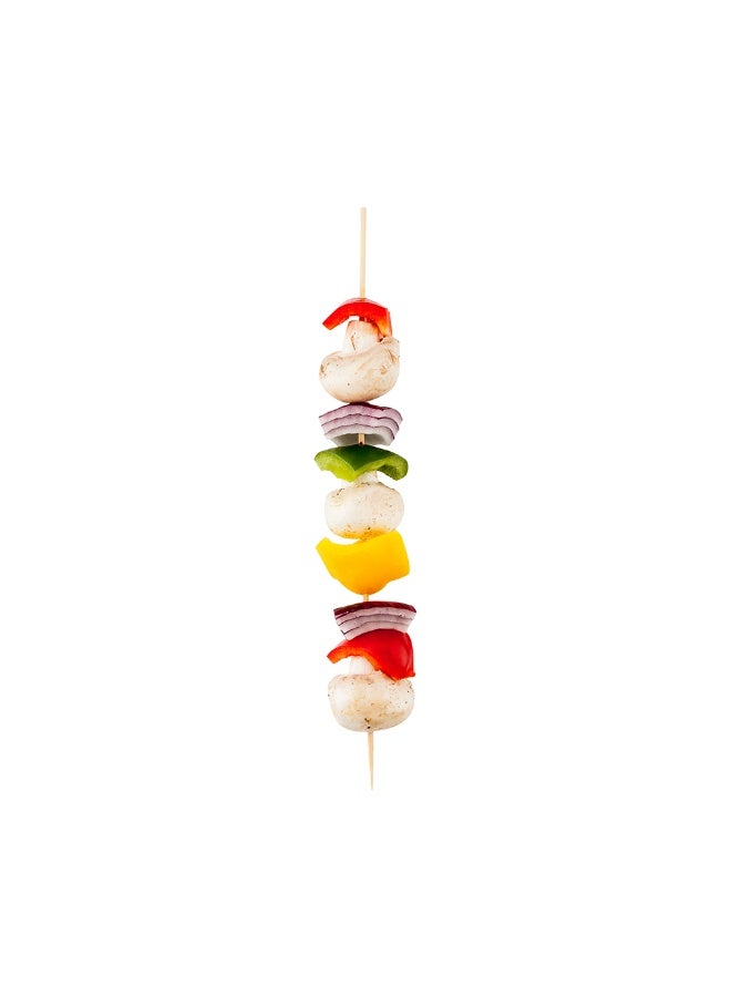 Restaurantware Robata Sturdy 12 Inch Grilling Skewers, 1000 Disposable Wooden Appetizer Sticks - Sturdy, does not Break, Bamboo Kabob Skewers, Sharp Tips, For Barbecue, Parties, Cocktails And More - Image 2
