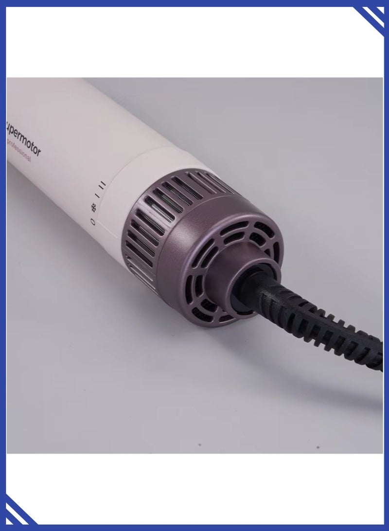 إنزو جهاز تصفيف الشعر الكهربائي ENZO EN-4133 6 في 1 – لفرد وتجعيد الشعر، فرشاة هوائية ساخنة ومجفف بخطوة واحدة بتقنية الأيونات لتصفيف احترافي في المنزل - Image 3