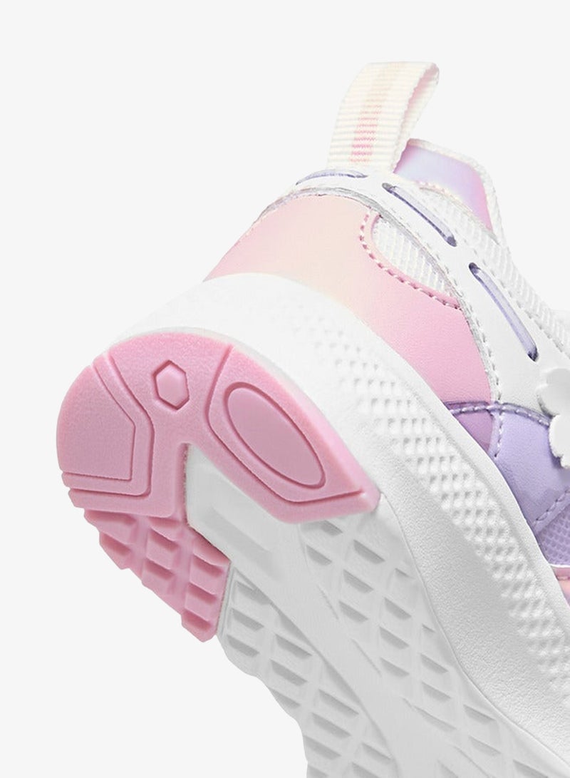 جونيورز سنيكرز بناتي بزخارف زهور وإغلاق بشريط لاصق - Image 5