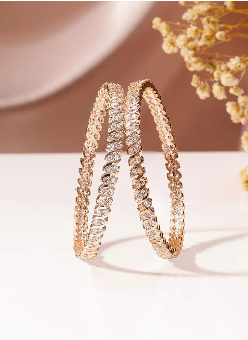 Priyaasi Rose AD-Studded Bangles