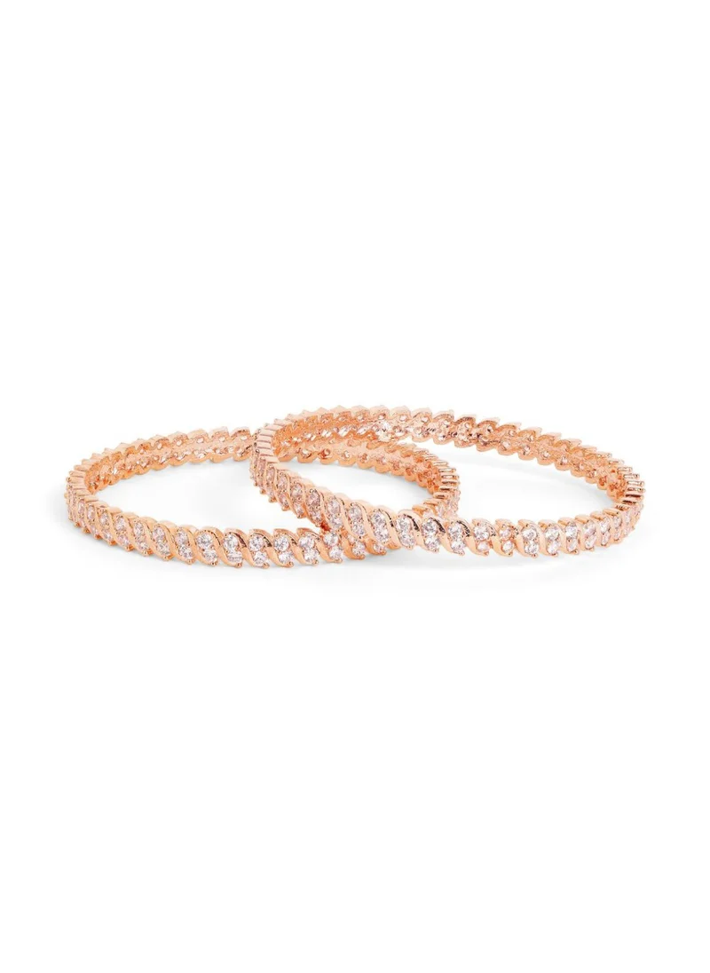 Priyaasi Rose AD-Studded Bangles