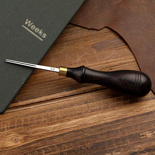 DIUDUS Leather Edge Bevelers, Edge Skiving Beveler 0.7mm, Leather Working Tools Skiver Tool for Leathercraft Working(4#) - Image 4