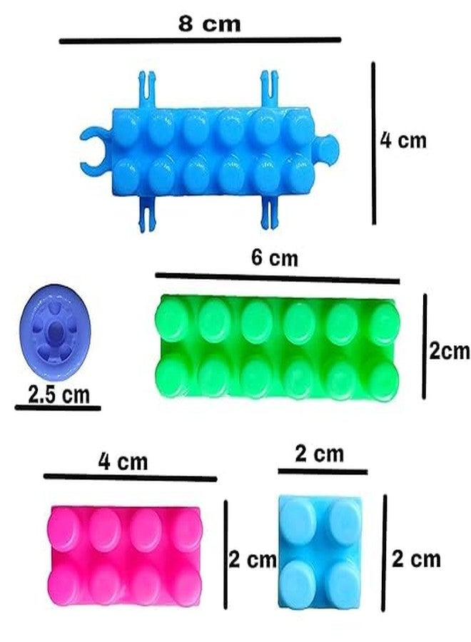 KHVIRJA 100Pc Block Toy Building and Construction Block Set for Children Boys and Girls - Image 3