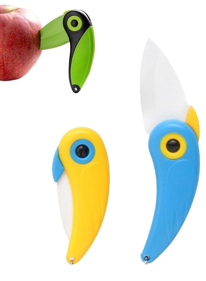Portable Kitchen Knife – Ergonomic Anti-Slip Folding Knife for Travel, Camping & Outdoor Use-2Pcs - Image 1