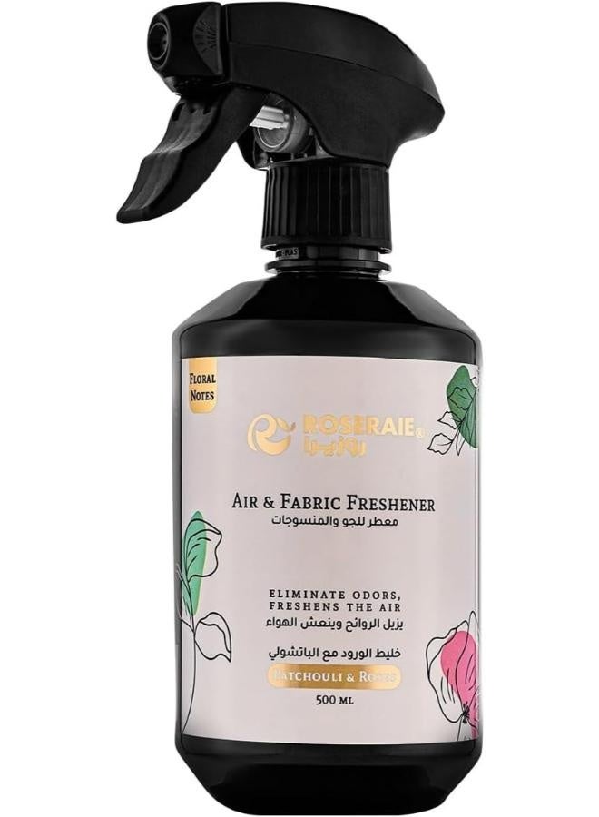 روزيرا معطر للجو و الاقمشة خليط الورد مع الباتشولي 500 مل