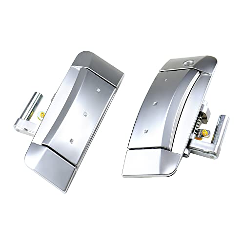 FEXON 1 Pair Exterior Outside Door Handle Compatible with Nissan 350Z 2003-2009 Left Driver and Right Passenger Side Replaces 80607-CD41E 80606-CD01E Silver - Image 1