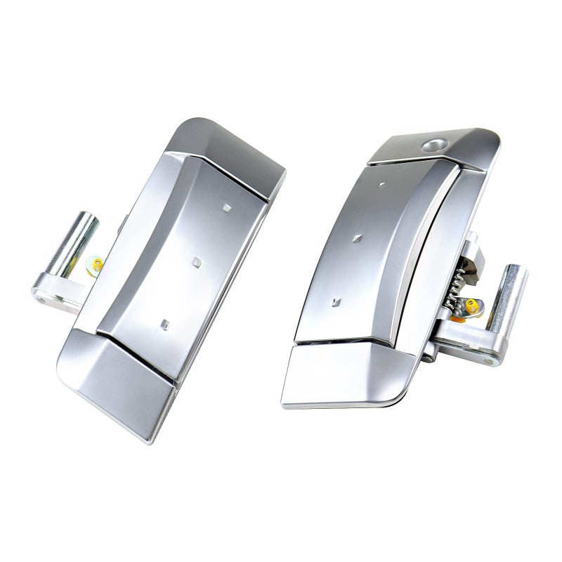 FEXON 1 Pair Exterior Outside Door Handle Compatible with Nissan 350Z 2003-2009 Left Driver and Right Passenger Side Replaces 80607-CD41E 80606-CD01E Silver - Image 2