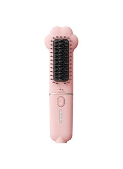 General Mini Hair Straightener Cordless Hair Straightener Brush Heated Hair Straightening Brush USB Rechargeable Hair Straightening Tool  - Image 1