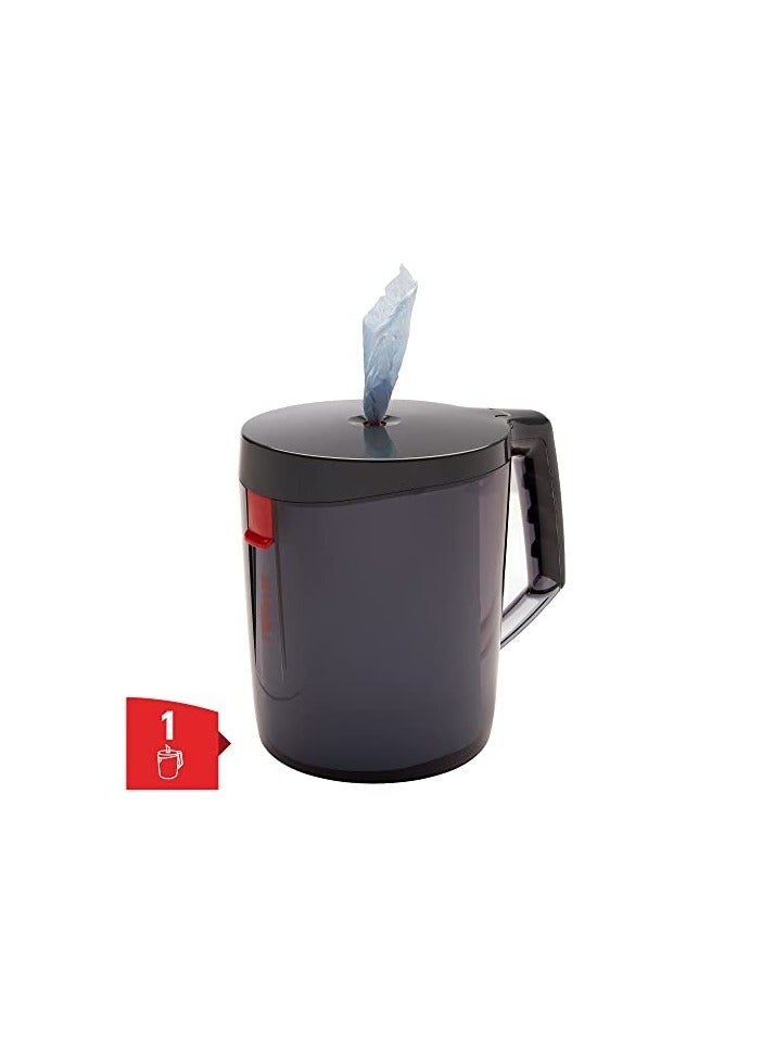 WypAll WypAll Reach Wiping Paper Dispenser - Black, Portable & Hygienic, Single-Sheet - Image 2
