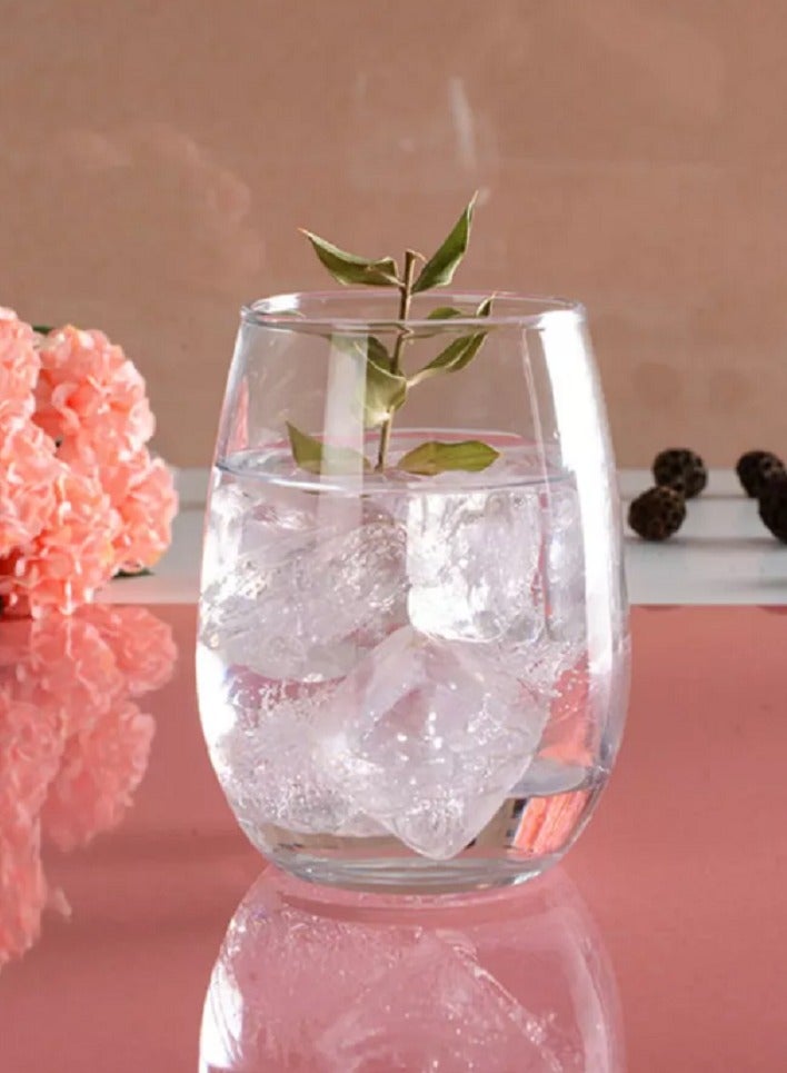 Pasabahce 6 Pieces Amber Tumbler Set 440 Ml Clear - Image 2