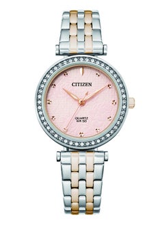 Women's Analog Round Shape Stainless Steel Wrist Watch ER0218-53X - 30 Mm