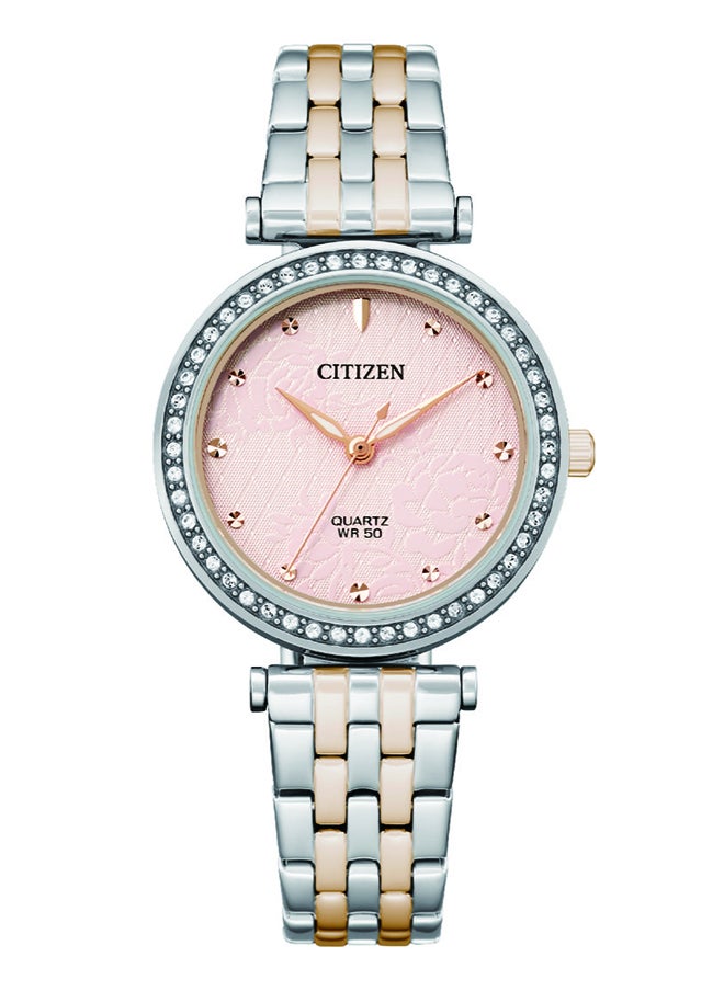 CITIZEN - Women's Analog Round Shape Stainless Steel Wrist Watch ER0218-53X - 30 Mm - Image 1