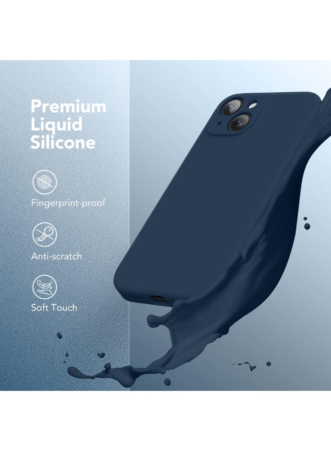 SUYDANBOX Magnetic for iPhone 14 Case, Compatible with MagSafe, [Full Camera Protection][Screen Protector] Silicone Shockproof Protective Phone Case for iPhone 14 6.1 inch, Cobalt Blue - Image 3