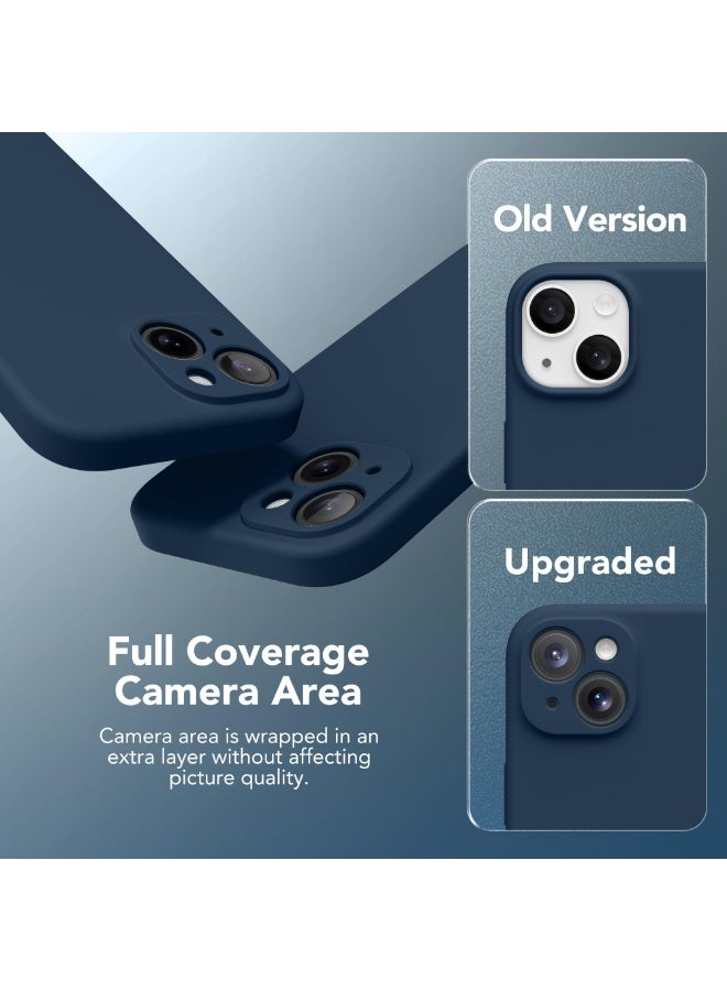 SUYDANBOX Magnetic for iPhone 14 Case, Compatible with MagSafe, [Full Camera Protection][Screen Protector] Silicone Shockproof Protective Phone Case for iPhone 14 6.1 inch, Cobalt Blue - Image 4