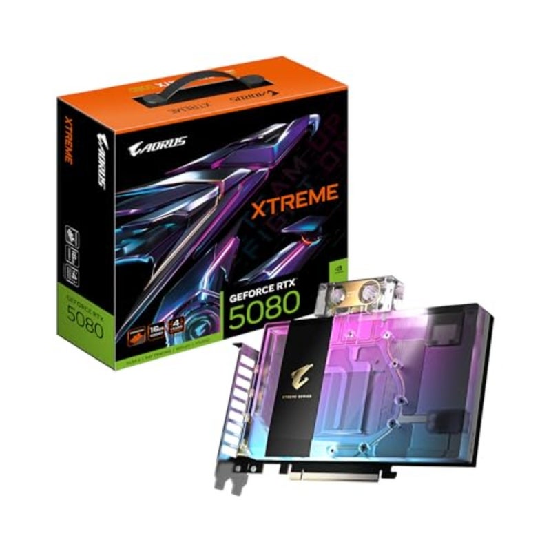 Graphics Card AORUS GeForce RTX 5080 XTREME WATERFORCE WB 16G - Image 1