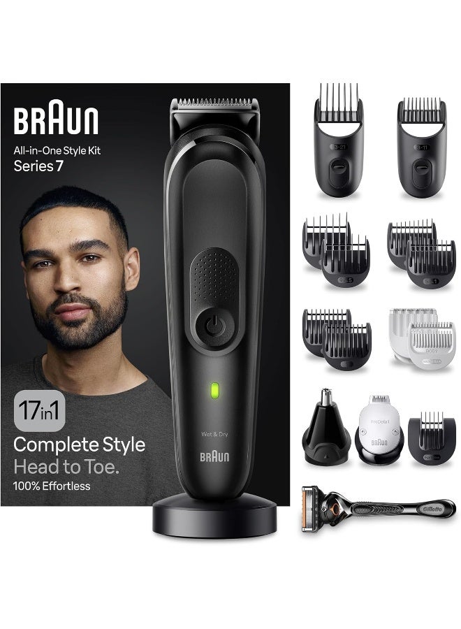 Braun MGK 7490 17 in 1 Style Kit 7 Beard, Body, Hair Multi Grooming Kit - Image 1