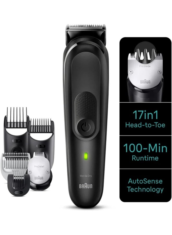 Braun MGK 7490 17 in 1 Style Kit 7 Beard, Body, Hair Multi Grooming Kit - Image 3
