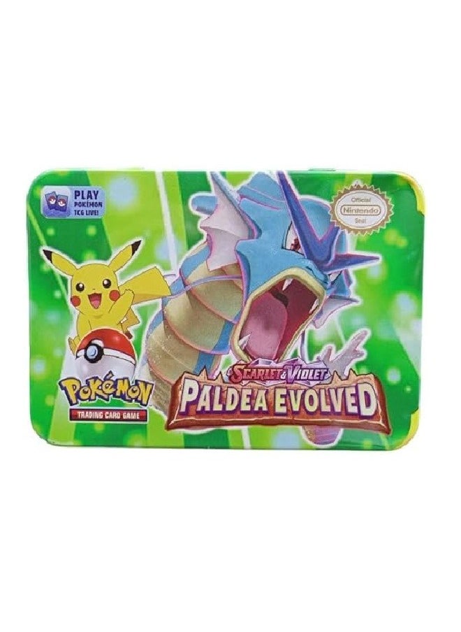 ماركة غير محددة Pokemonn Trading Card Game Pokemonn Metal Box All Rare Series Set Of 40 Cards - 37 Normal Cards And 3 Special Cards  - Image 2