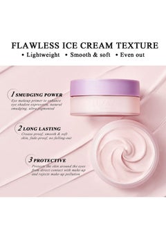 LUXAZA LUXAZA Eyeshadow Primer,Eye primer＆Eyeliner Primer,Cream Matte Eye Shadow Primer On Base.Makeup Looks - Lasts All Day-0.35 oz  - Image 4