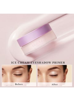 LUXAZA LUXAZA Eyeshadow Primer,Eye primer＆Eyeliner Primer,Cream Matte Eye Shadow Primer On Base.Makeup Looks - Lasts All Day-0.35 oz  - Image 3