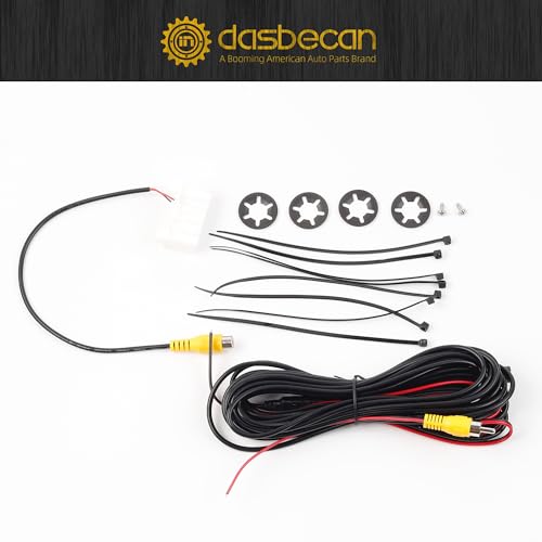 Dasbecan Backup Camera Compatible with 2007-2018 Jeep Wrangler JK Spare Tire Mount Rear View Reverse Camera, Adjustable Bracket, Removable Guidelines with OEM Monitor Adapter Heavy-Duty Metal Housing - Image 5