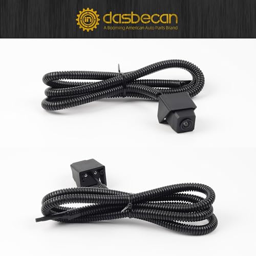 Dasbecan Backup Camera Compatible with 2007-2018 Jeep Wrangler JK Spare Tire Mount Rear View Reverse Camera, Adjustable Bracket, Removable Guidelines with OEM Monitor Adapter Heavy-Duty Metal Housing - Image 4