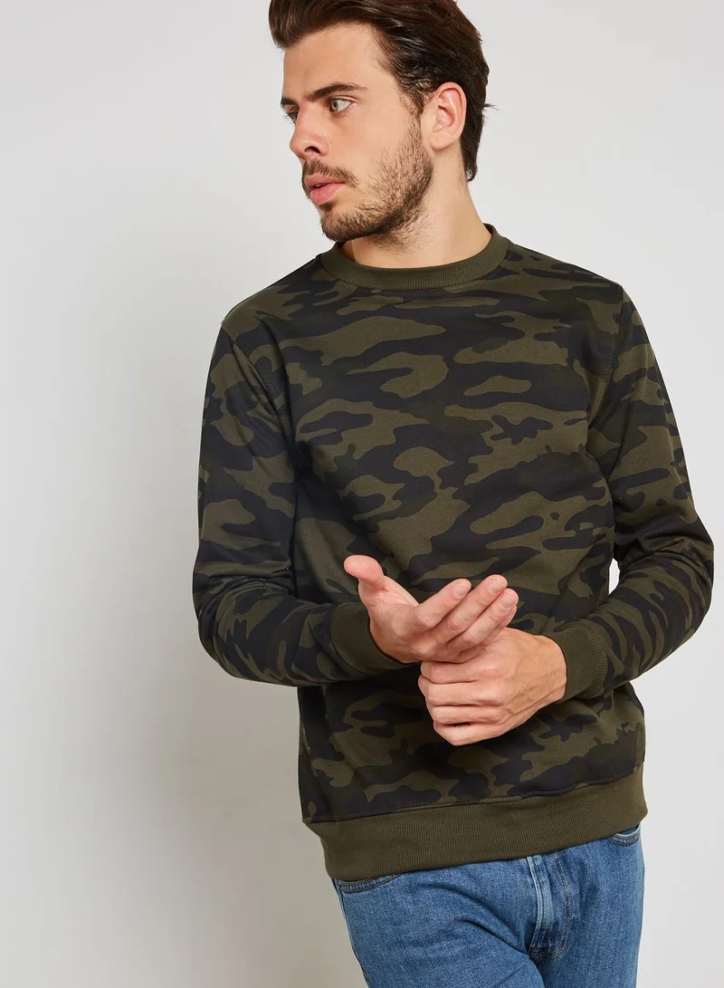 Seventy Five Camo Sweater